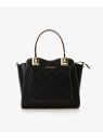 【SALE/20%OFF】型押しモノグラム ハンドル金具トート & chouette アンドシュエット バッグ ハンドバッグ ブラウン ホワイト ブラック パー...