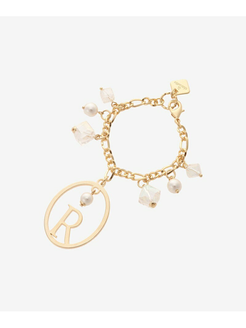 【SALE／33%OFF】オーバルパールイニシャルチャームR & chouette アンドシュエット ファッション雑貨 チャーム・キーチェーン ゴールド【RBA_E】[Rakuten Fashion]