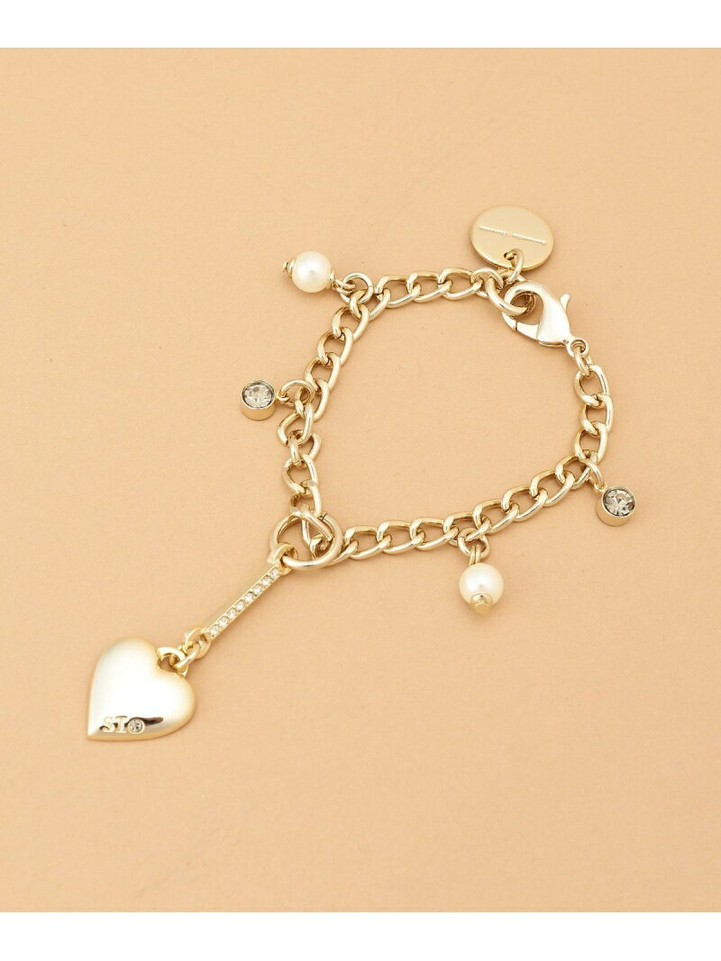 ゴールドハートバッグチャーム Samantha Thavasa サマンサタバサ ファッション雑貨 チャーム・キーチェーン レッド パープル ブラック ピンク【送...