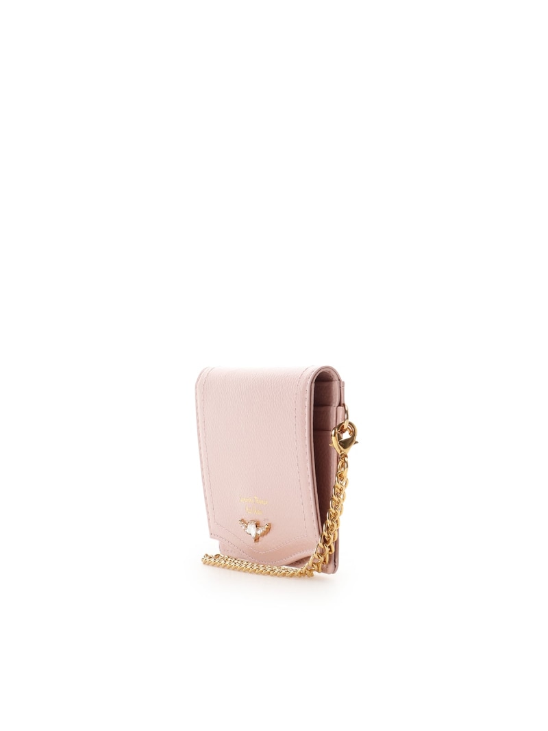 「20th anniversary Collection」クリアハートビジュー パスケース Samantha Thavasa Petit Choice サマンサタバサプチチョイス 財布・ポーチ・ケース その他の財布・ポーチ・ケース ピンク【送料無料】[Rakuten Fashion]