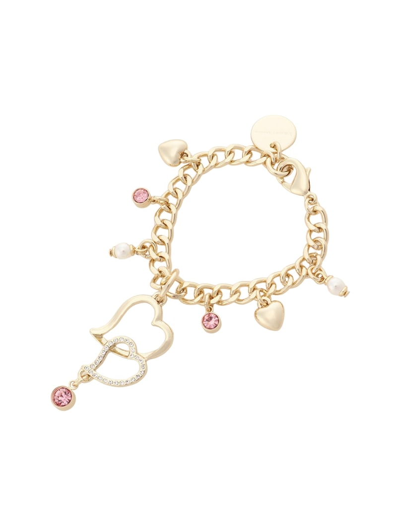 ダブルハートバッグチャーム Samantha Thavasa サマンサタバサ ファッション雑貨 チャーム・キーチェーン ピンク【送料無料】[Rakuten Fa...