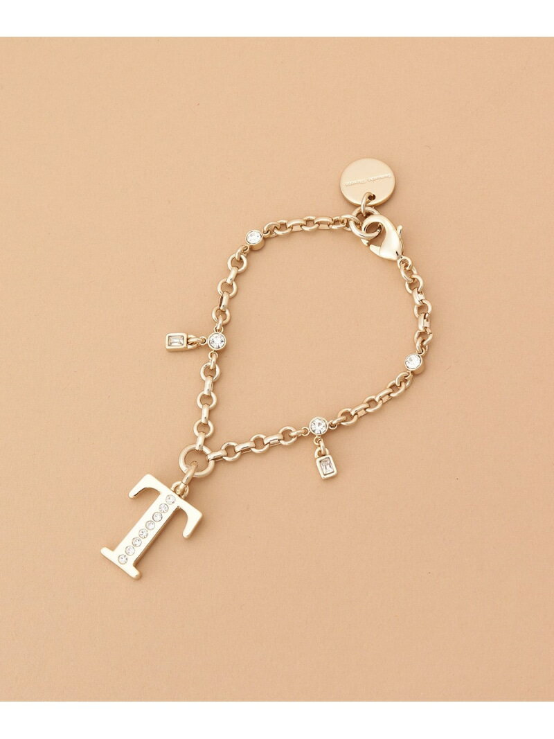 ビジューシンプルイニシャルバッグチャーム(T) Samantha Thavasa サマンサタバサ ファッション雑貨 チャーム・キーチェーン ゴールド【送料無料】...