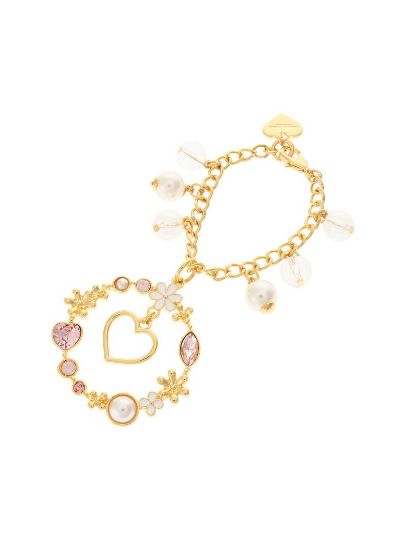 フラワーハート バッグチャーム Samantha Thavasa Petit Choice サマンサタバサプチチョイス ファッション雑貨 チャーム・キーチェーン...