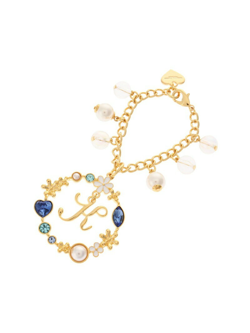 フラワーイニシャル バッグチャーム K Samantha Thavasa Petit Choice サマンサタバサプチチョイス ファッション雑貨 チャーム・キー...