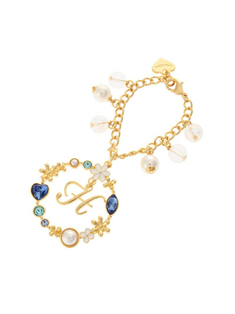 フラワーイニシャル バッグチャーム H Samantha Thavasa Petit Choice サマンサタバサプチチョイス ファッション雑貨 チャーム・キー...