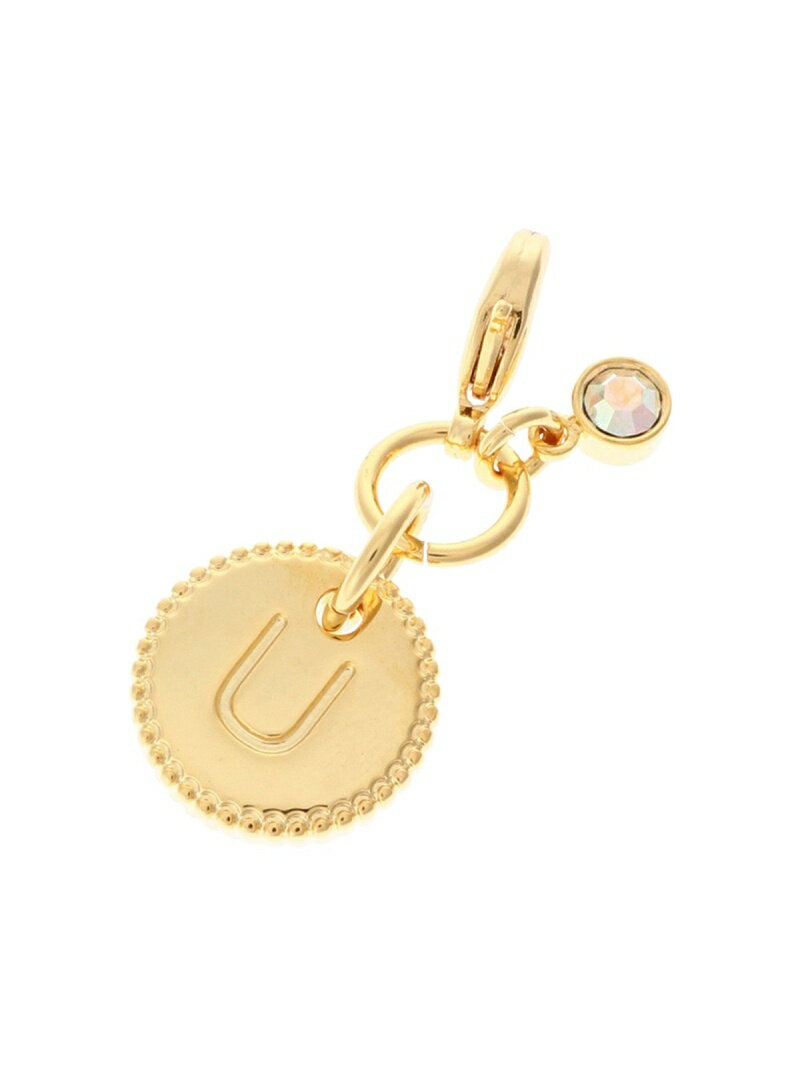 シンプルイニシャルチャーム U Samantha Thavasa Petit Choice サマンサタバサプチチョイス ファッション雑貨 チャーム・キーチェーン ゴールド[Rakuten Fashion]