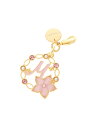 スノーフラワーファスナーチャーム M Samantha Thavasa Petit Choice サマンサタバサプチチョイス ファッション雑貨 チャーム・キーチ...