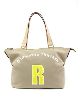 [Rakuten Fashion]イニシャルフィービー イエローR Samantha Thavasa サマンサタバサ バッグ トートバッグ ベージュ【送料無料】