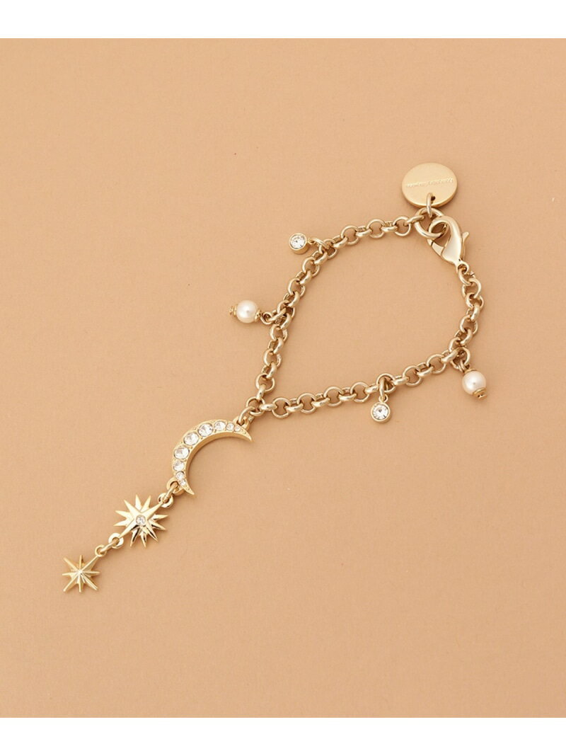 ビジュームーンバッグチャーム Samantha Thavasa サマンサタバサ ファッション雑貨 チャーム・キーチェーン ブルー ピンク【送料無料】[Rakut...