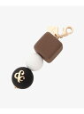 【SALE/50%OFF】カラービーズ ファスナートップ & chouette アンドシュエット ファッション雑貨 チャーム・キーチェーン グリーン グレー ピ...
