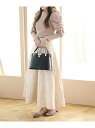 【SALE/40%OFF】サークルロックハンドバッグ SAMANTHAVEGA サマンサ ベガ バッグ ハンドバッグ ベージュ ホワイト グレー ブラック【RB...