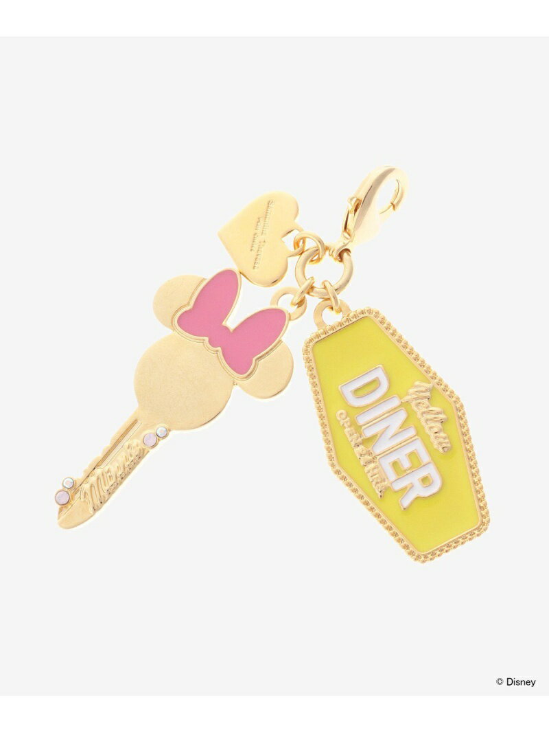【ミッキー&ミニー コレクション】ファスナーチャーム ミニー Samantha Thavasa Petit Choice サマンサタバサプチチョイス ファッション雑貨 チャーム・キーチェーン ゴールド[Rakuten Fashion]のサムネイル