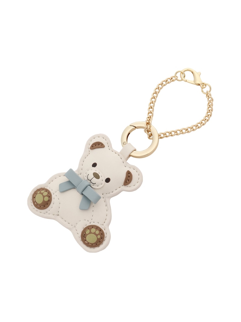 ベアモチーフ ミラーバッグチャーム Samantha Thavasa サマンサタバサ ファッション雑貨 チャーム・キーチェーン ピンク ブラウン【送料無料】[R...