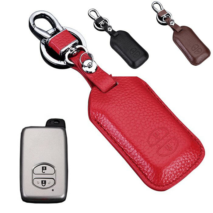 キーケース トヨタ用 スマートキーケース キーカバー 2ボタンC トヨタ専用設計 等に適用 キーホルダー