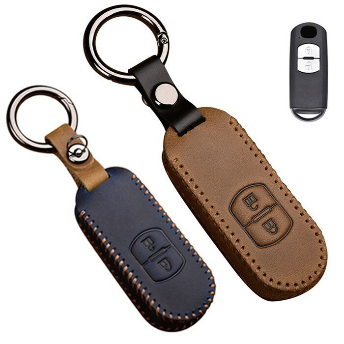 キーケース マツダ用 スマートキーケース キーカバー 本革 マツダ専用設計2J MAZDA CX-3 CX-4 CX-7 CX-..