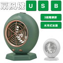 水冷式扇風機 携帯扇風機 静音 USB給電式 卓上扇風機 風量3段階調節 ミニ扇風機 超強風 3枚羽根 コンパクト 小型 軽量 静音 オフィス熱中症対策 宅内/オフィス/洗面所/トイレ/キャンプにも使用可能(2)