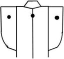 家紋入れ 五つ紋 納期約10～14日 男性用 女性用 5つ紋 着物 弓道 弓具 送料無料 商品番号H-105 2