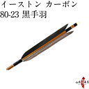 【ネット限定価格】弓道 矢 イーストン カーボン黒手羽 80...