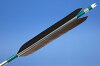 【D-1320】Black Fletching - Set of 6 (Shaft Size1913)黒手羽 1913シャフト 6本組 【D-1320】Black Fletching - Set of 6 (Shaft Size1913)黒手羽 1913シャフト 6本組