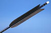 【D-1359】Black Fletching - Set of 6 (Shaft Size2115)黒手羽風切 2115シャフト 6本組 【D-1359】Black Fletching - Set of 6 (Shaft Size2115)黒手羽風切 2115シャフト 6本組
