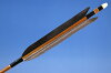 【D-1369】Black Fletching - Set of 6 (Easton Carbon80-23)黒手羽 イーストンカーボン80-23シャフト 6本組 【D-1369】Black Fletching - Set of 6 (Easton Carbon80-23)黒手羽 イーストンカーボン80-23シャフト 6本組