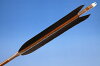 【D-1454】Black Fletching - Set of 6 (Easton Carbon74-21)黒尾羽 イーストンカーボン74-21シャフト 6本組 【D-1454】Black Fletching - Set of 6 (Easton Carbon74-21)黒尾羽 イーストンカーボン74-21シャフト 6本組