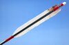 【D-1528】White Fletching - Set of 6 (Shaft Size2014)白尾羽 2014シャフト 6本組 【D-1528】White Fletching - Set of 6 (Shaft Size2014)白尾羽 2014シャフト 6本組