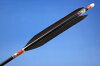 【D-1553】Black Fletching - Set of 6 (Shaft Size1913)黒手羽 1913シャフト 6本組 【D-1553】Black Fletching - Set of 6 (Shaft Size1913)黒手羽 1913シャフト 6本組