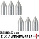 遠的用 矢尻 WENEW6515用 6個組 6515 遠的 やじり 矢の根 yanone 弓道 弓具 65-15 ウィニュー 【ネコポス対象】N-045