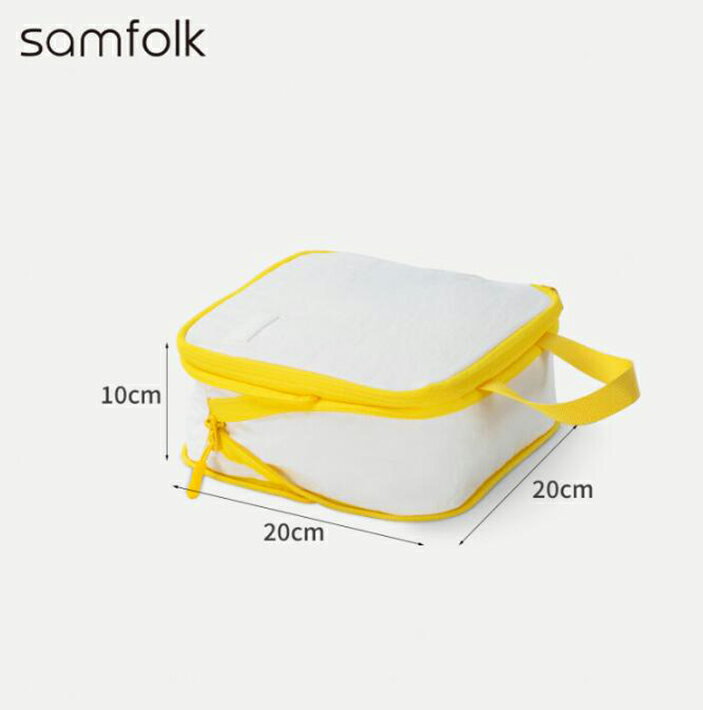 10%OFFクーポンあり&P5倍【公式】旅行用圧縮袋 トラベルポーチ 旅行圧縮バッグ SAMFOLK 圧縮ポーチ SBS..