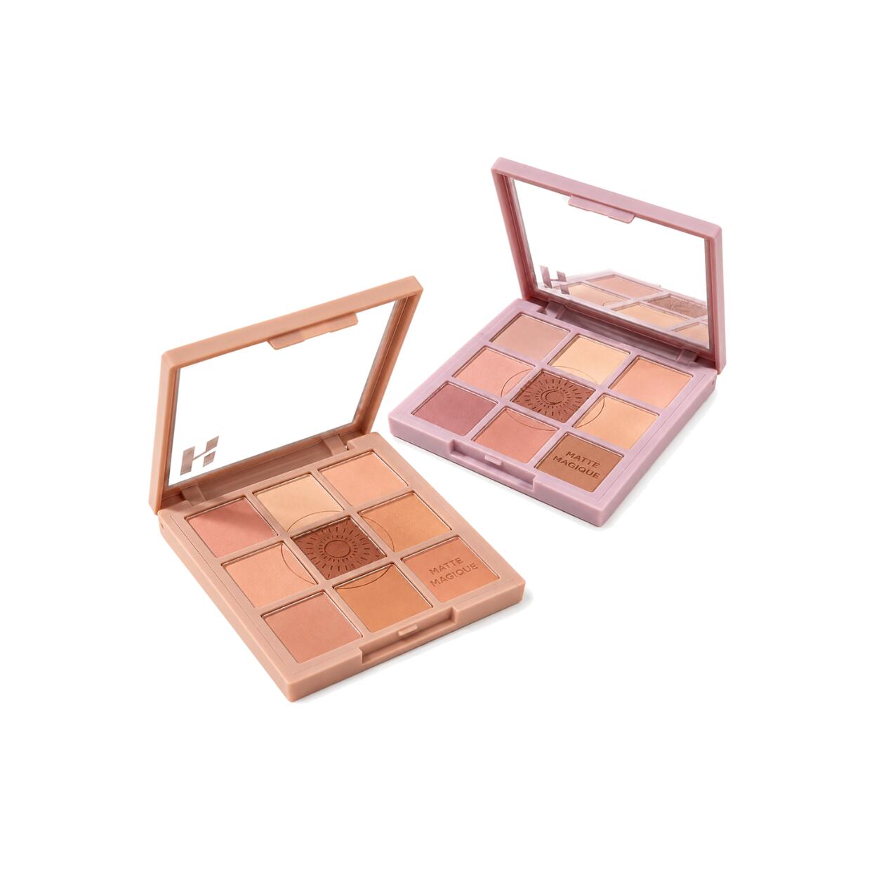 Holika Holika My Fave Mood Eye Palette 8g まぶたに溶け込むように密着する9色アイシャドウパレット 微粒子パウダーが粉飛びを防ぎクリアな発色をキープ ベースから締め色 繊細なラメまで揃い多彩なアイメイクを演出