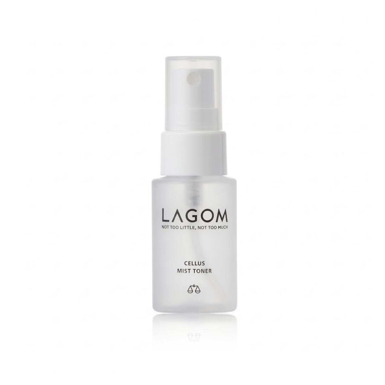 LAGOM CELLUS Mist Toner 25ml 라공 셀러스 마스트 토너 25ml 保湿成分アクアシシアやパンテノールを配合した弱酸性ミストが 乾燥した肌に均一にフィットして素早くうるおいをチャージ外部環境による乾燥ストレスから肌を守り日中のメイク崩れを防ぎながらすこやかでなめらかな肌を保つポータブルトナー
