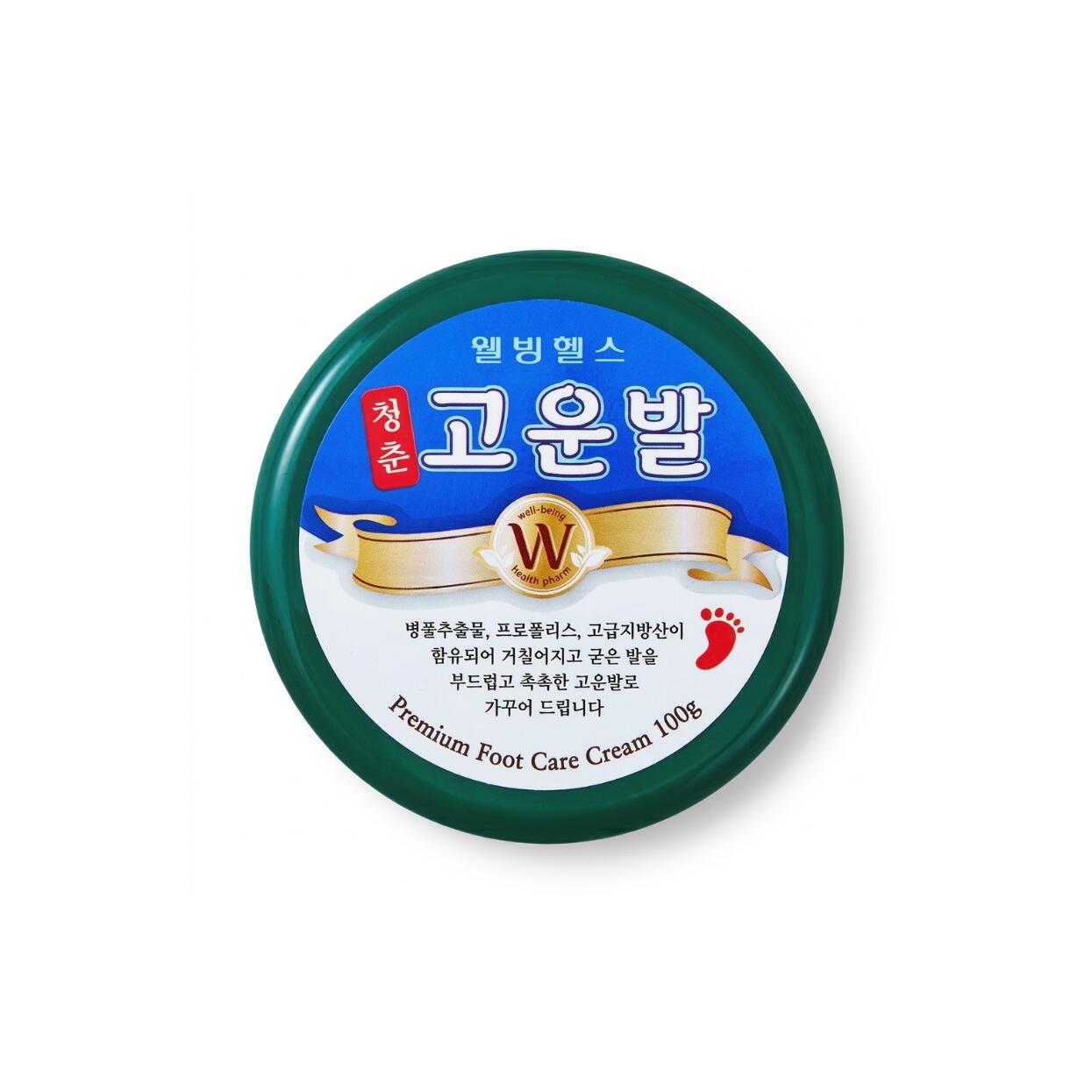 Gounbal Foot Care Cream CICA 100g 고운발 훏모어 크림 100g 韓国のドラッグストアで圧倒的人気を誇る国民的かかとケアブランドコウンバルから待望のCICAシカ配合グリーンタイプ保湿整肌に優れたツボクサエキスCICAと肌表面にうるおいヴェールをつくるプロポリスエキスをダブル配合乾燥によるガサガサやひび割れやデリケートになった足裏や薄く敏感になったお肌をなめらかに整えます