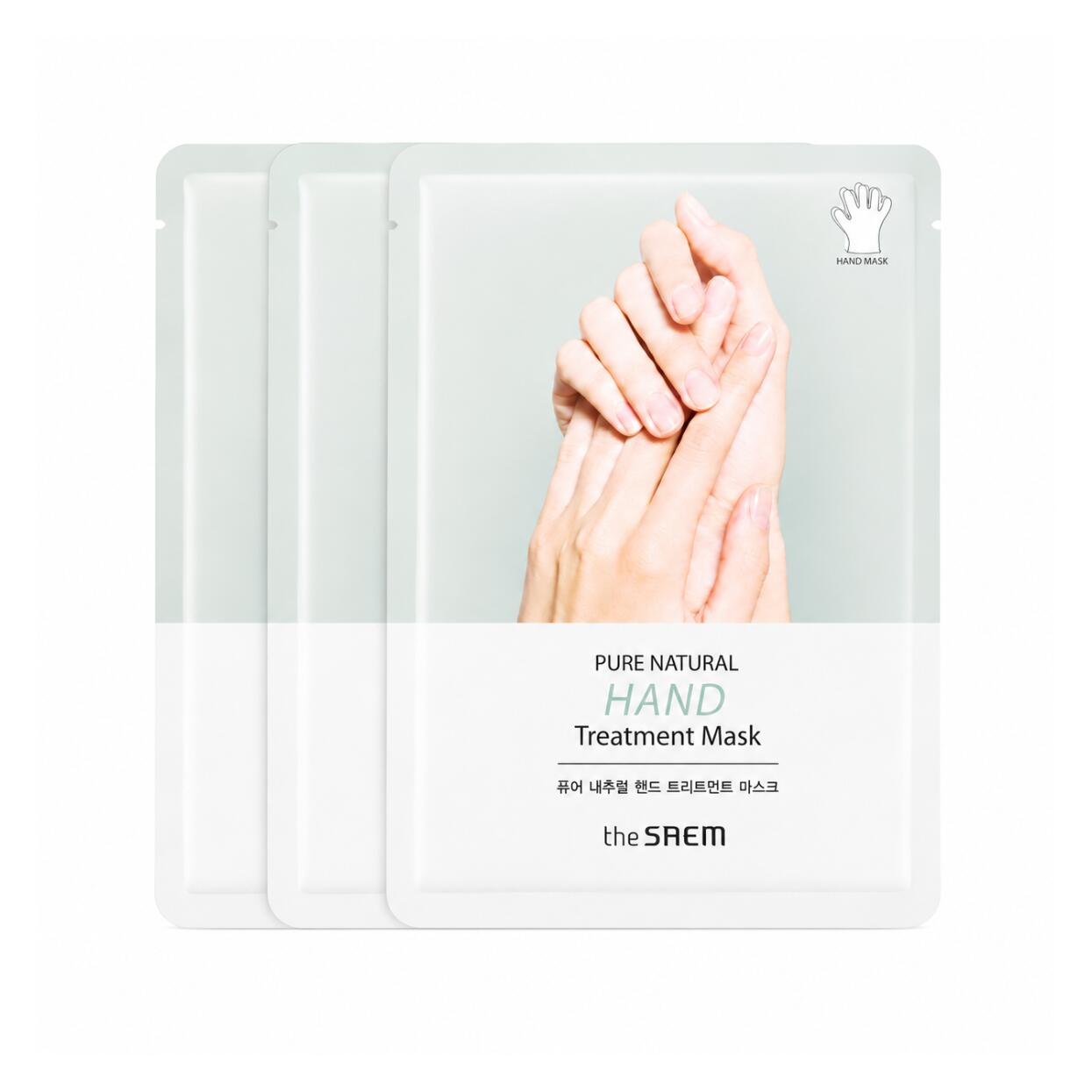 THE SAEM ピュアナチュラル ハンドトリートメントマスク 8g 2枚入 7セット 送料無料 ヤマト ネコポス