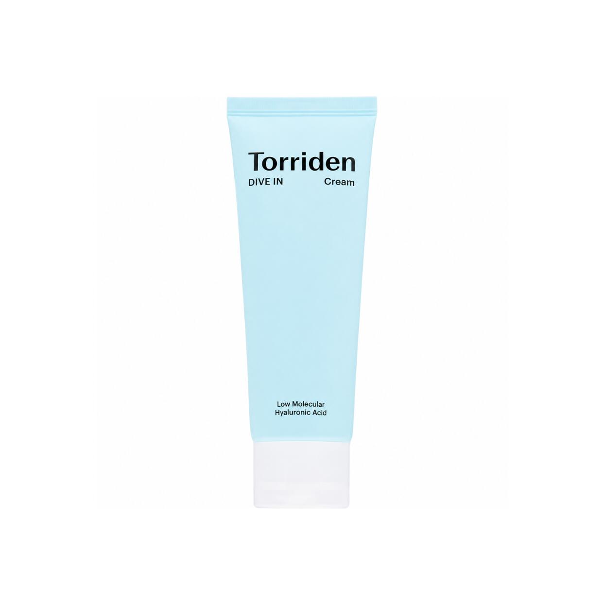 Torriden dive in Soothing Cream 80ml 分子量の異なる5重のヒアルロン酸コンプレックスが肌の角質層深部まで素早く水分を補給キメの整った健やかな肌状態にマイルドスージングクリーム