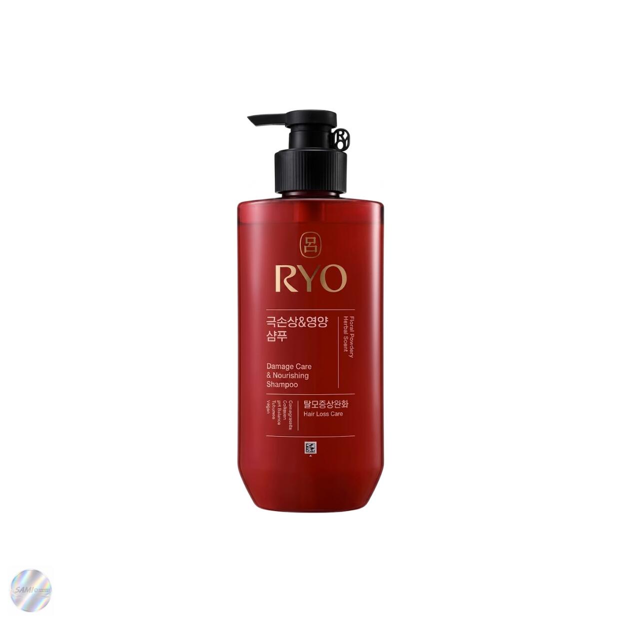 RYO（リョ）ダメージケア＆ナリッシングシャンプー 480ml シャンプー ダメージケア パサつきケア うるおいケア ツヤ髪 ヘアケア 韓国コスメ