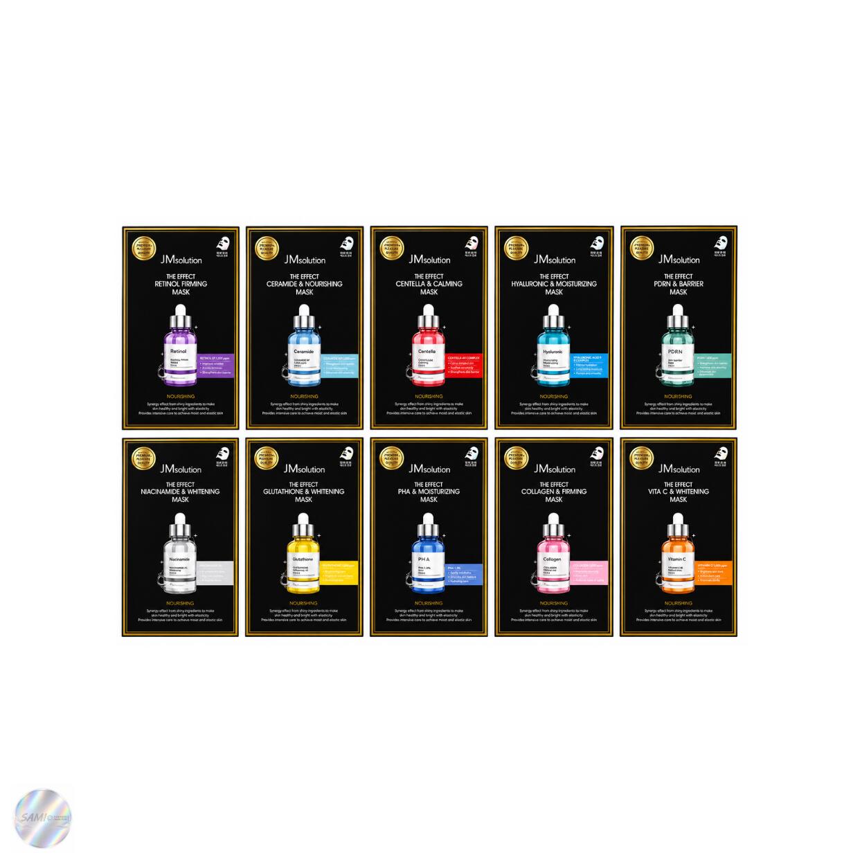 JMsolution (ジェイエムソリューション) ザ エフェクトマスク 24ml 10枚セット 各10種 