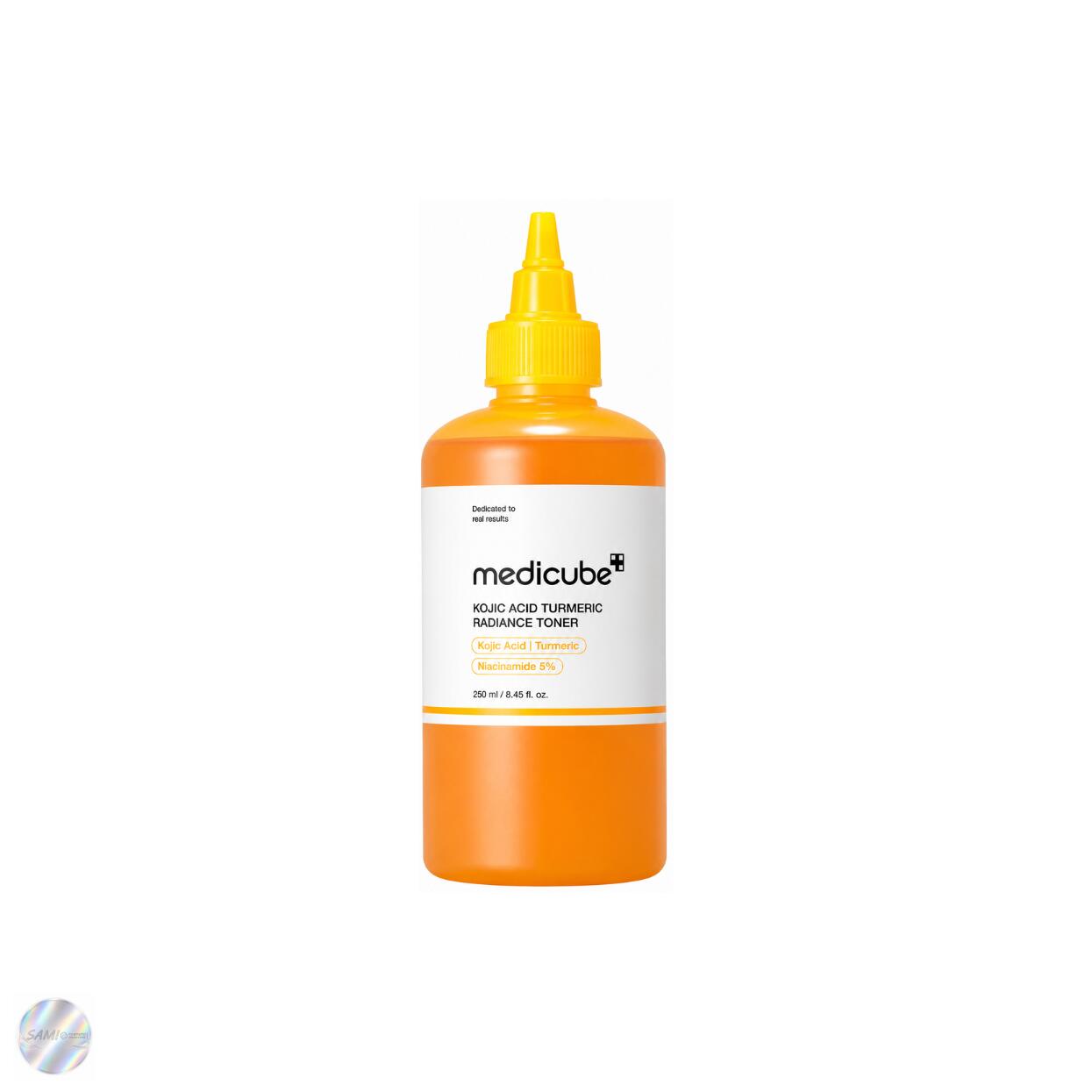 MEDICUBE (メディキューブ) コウジ酸 ナイアシン トナー 250ml 化粧水 ローション 拭き取り コウジ酸ビタナイアシントナー ウコン根エキス 潤い 透明感 明るい肌印象 全身ケア 乾燥肌 敏感肌 スキンケア 韓国コスメ