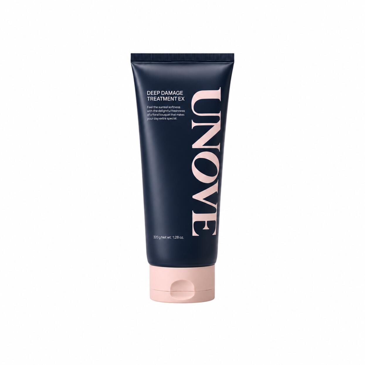 UNOVE Deep Damage Treatment EX Tender Bloom 320ml 어노브 딩 데미지 트리트먼트 EX 웨 페탈 320ml パーマやカラー熱ダメージで傷んだ極損傷毛髪に豊富なタンパク質を急速補給思わず触れたくなるようなシルク肌触りツヤ髪へ集中ダメージケア 31種類のタンパク質 栄養成分 髪の構成成分であるタンパク質 アミノ酸をしっかりと届けキューティクルを内側から密着補修 塗布した瞬間に滑らかに馴染む高粘度テクスチャーでゴワつき絡まりのあるハイダメージ毛もたった1回でしっとり柔らかな質感へ シグネチャーフレグランス テンダーブルーム フレッシュなフローラルと上品なムスクが柔らかく重なり合う華やかでエレガントな香り