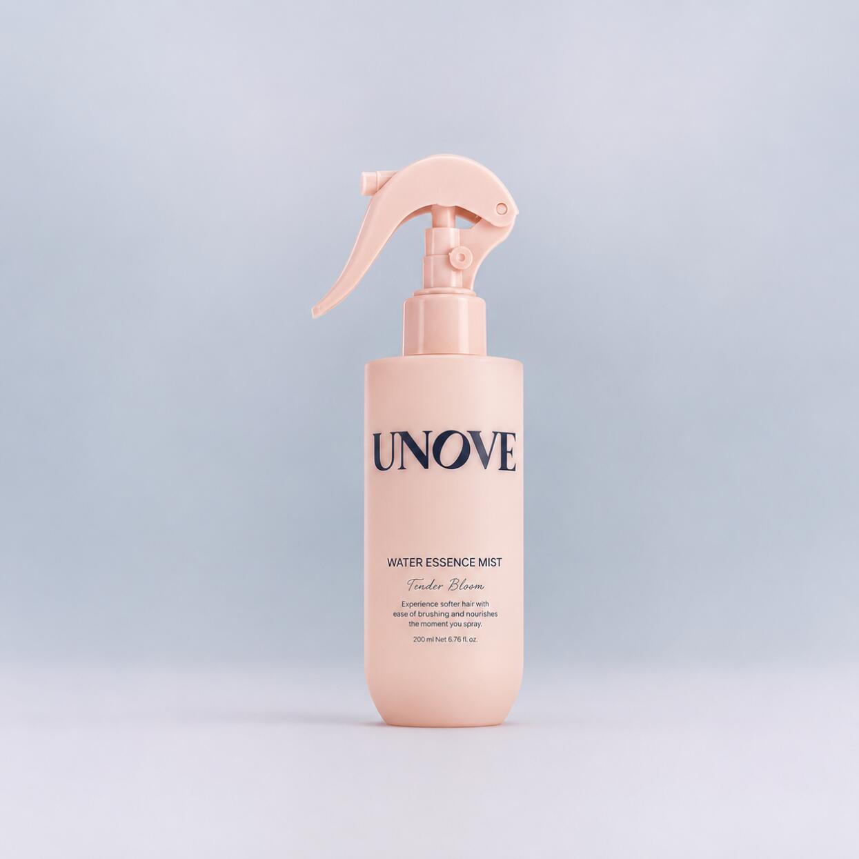 UNOVE Water Essence Mist 200ml 31種タンパク質アミノ酸が髪の深部まで潤いを満たしエッセンスオイル層のダブルアプローチで広がりやパサつきを一瞬でリセット手触り滑らかなシルク髪へ洗練された香りが心地よく持続トリートメントミスト