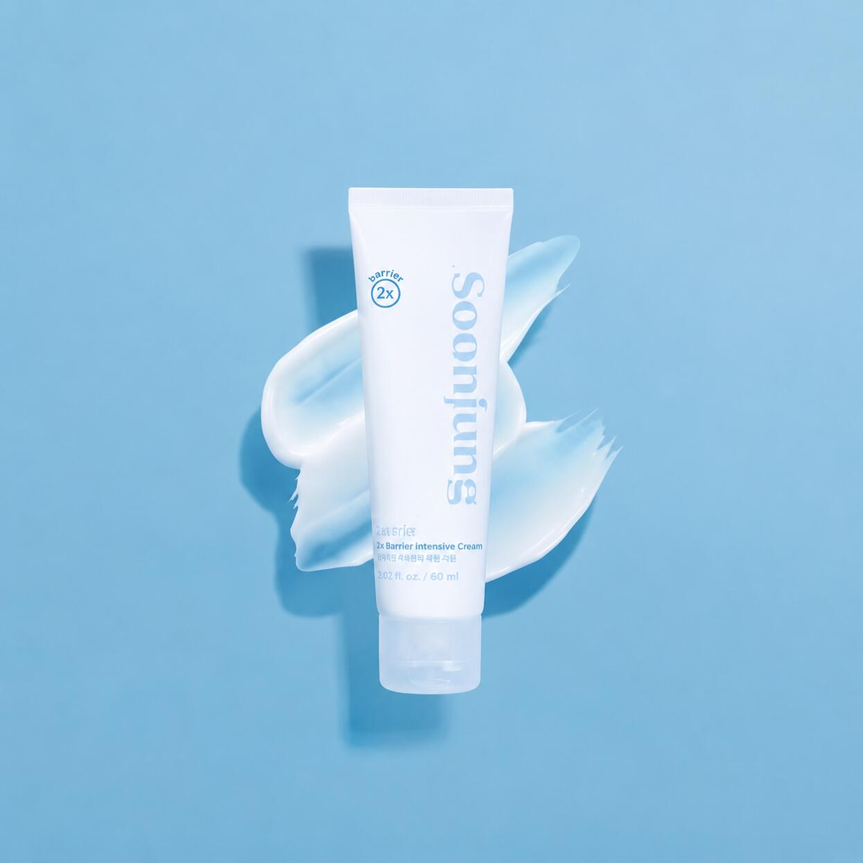ETUDEHOUSE エチュードハウス スンジョン 2X バリア インテンシブ クリーム 60ml 保湿クリーム フェイスクリーム 弱酸性 低刺激 肌荒れ防止 敏感肌 乾燥肌 ゆらぎ肌 スキンケア 韓国コスメ 国内発送 (送料無料 ) 【ヤマトコンパクト便】