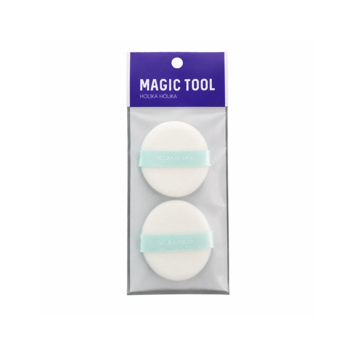 HOLIKA HOLIKA ホリカホリカ マジックツール パクト フロッキング パフ 2P 2個入 フェイスパウダー用 メイクパフ プレストパウダー ルースパウダー 密着 サラサラ 均一 韓国コスメ (送料無料) 【ヤマトネコポス対応】