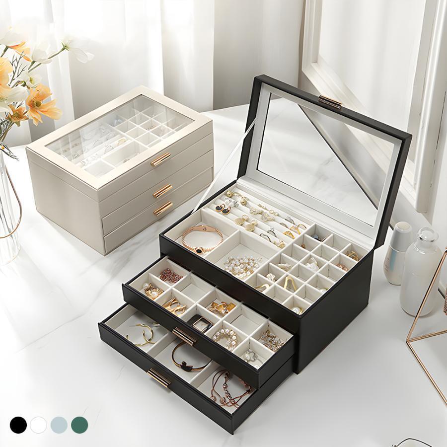 ジュエリーボックス ジュエリーケース アクセサリー収納ケース アクセサリーボックス ジュエリー アク..
