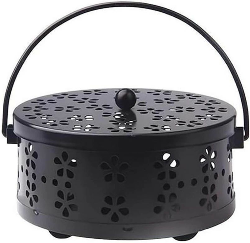 鉄製 蚊取線香 ホルダー 防蚊 蚊取線香入れ 香取線香 ホルダー 蚊遣り器 蚊取り器 蚊取りおしゃれ 携帯..