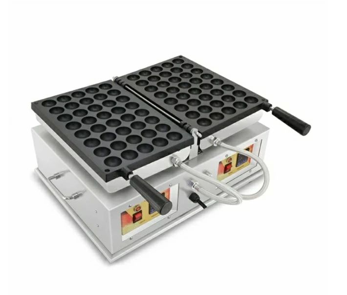 商品詳細： パワー：2Kw 電圧： 110V 機械：570 * 555 * 280mm 正味重量：26kg 本体：ステンレス モールドプレート：テフロンコーティングされたアルミニウム（非粘着面） 特徴： 1.鋳造アルミニウムが装備されている焦げ付き防止の調理面。 2.このプロダクトはステンレス鋼、贅沢な出現の設計、合理的な全体の構造のセキュリティで設計されています。 3.独立した熱制御を備えたベーキングワッフルと高い熱伝導率を備えたアルミニウム型。 4.断熱ハンドル付きのステンレス鋼製炉体。 5.調節可能なサーモスタット 6.タイマー制御と自動モードで、3-5分で完了し、操作と清掃が簡単です。 7.清潔、衛生、簡単な操作、省電力の利点があります。 8.この製品は、ショップ/フィールドで食品を焼いたり、お客様に温かい食品を提供したりするのに非常に適しています。おいしいワッフルを作るために、組織、学校、レストラン、食堂の加工部門、および個々のレストランで広く使用できます。 9.約4 x 4cmのワッフルができます。 ご注意：非製品品質の問題は、返品を受け付できかねます。ご了承の上、ご購入ください。