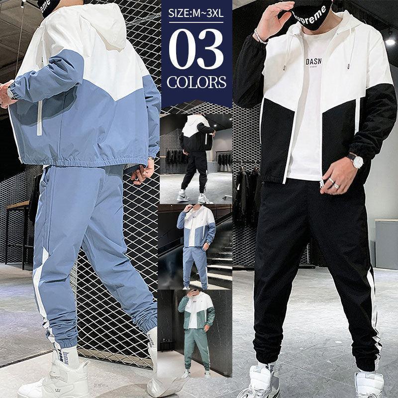 前開き 長袖 上下セット 冬 セットアップ メンズ ジャージ 秋 ジャケット 秋服 スウェット上下 40代 マウンテンパーカー トレーニングウ