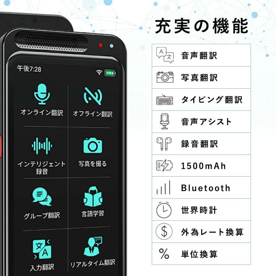 バージョンアップ！Z6スタートークエリート 翻訳機 海外 旅行 便利 オフライン wifi不要 写真 画像 録音 会議 翻訳 正確 おすすめ 英語
