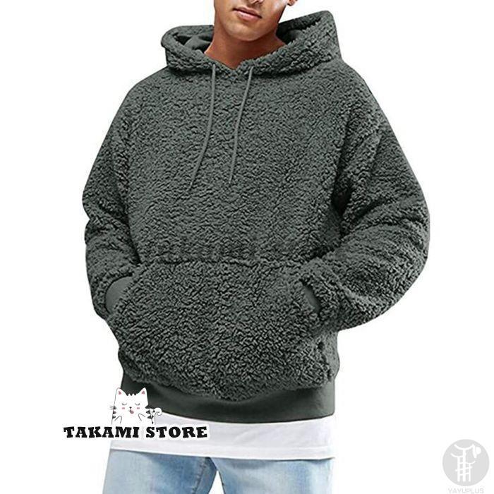 ボア パーカー トレーナー メンズ プルパーカ...の紹介画像3