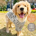 【春夏先行セール】犬服 ドッグウェア 夏服 薄手 中型犬 大型犬 半袖 Tシャツ 半袖 ボーダー 可愛い おしゃれ 袖あり 犬 服 ドッグウェア ストライプ柄 ...