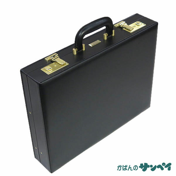 楽天かばんのサンペイ楽天市場店J.C HAMILTOM（ジェイシーハミルトン） 国産ハード・アタシュケース 21227 B4ファイル 42cm メンズ ハードケース PVC 合成皮革 日本製 豊岡 営業 通勤 紳士 かばん 鞄 B4 B4サイズ ブラック 黒 おしゃれ ギフト ランキング